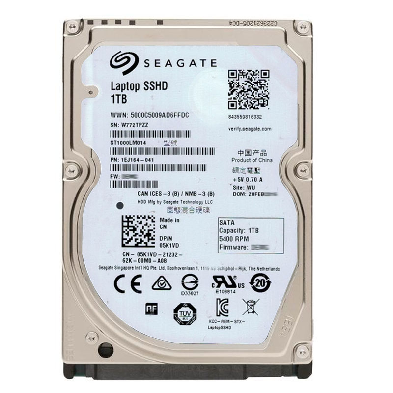 Seagate 1EJ164-041 - 1TB 5.4K SATA 2.5" 64MB Cache Hard Drive