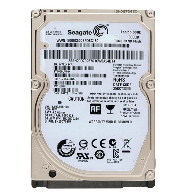 Seagate 1EJ164-075 - 1TB 5.4K SATA 6.0Gbps 2.5" 64MB Cache Hard Drive