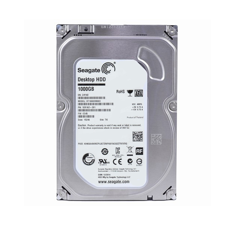 Seagate 1ER162-301 - 1TB 7.2K SATA 6.0Gbps 3.5" 64MB Cache Hard Drive