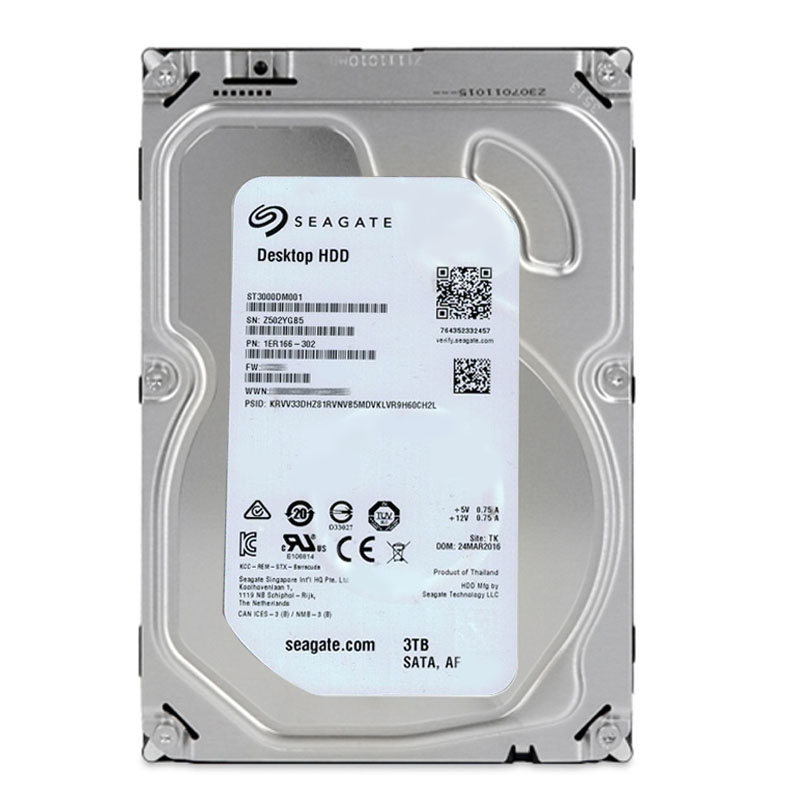 Seagate 1ER166-302 - 3TB 7.2K SATA 6.0Gbps 3.5" 64MB Cache Hard Drive