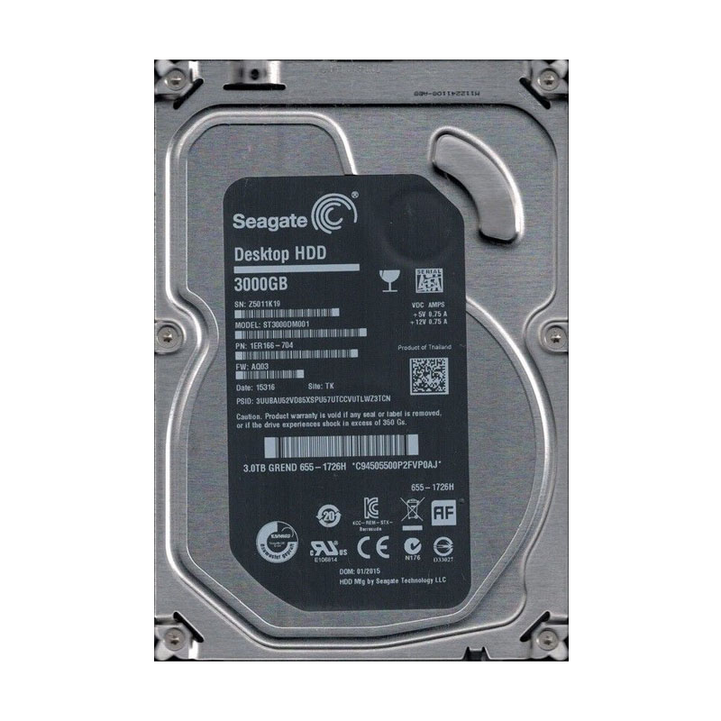 1ER166-704 Seagate - 3TB Hard Drive