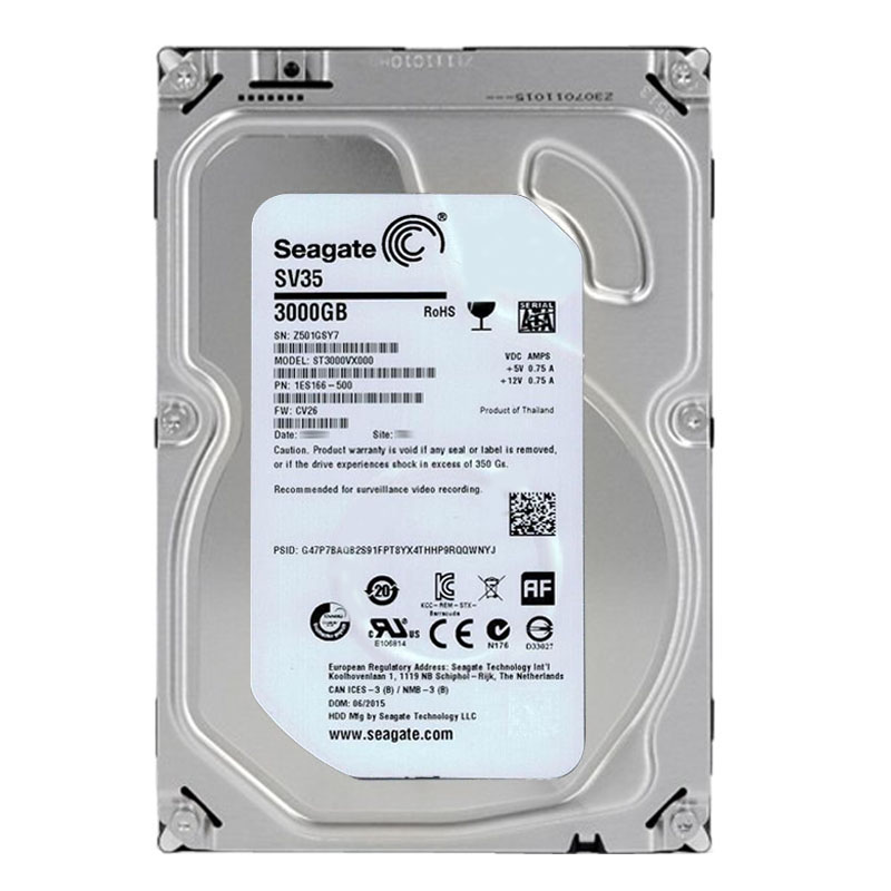 Seagate 1ES166-500 - 3TB 7.2K SATA 6.0Gbps 3.5" 64MB Cache Hard Drive