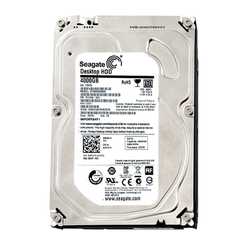 Seagate 1F2168-501 - 4TB 5.9K SATA 6.0Gbps 3.5" 64MB Cache Hard Drive