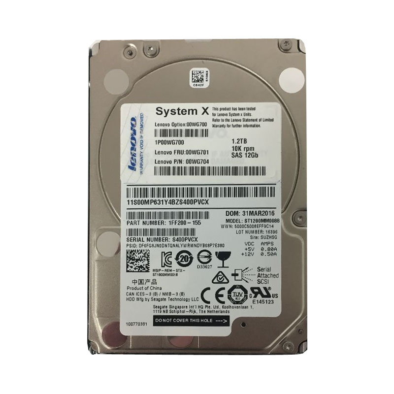 1FF200-155 Seagate - 1.2TB 10K SAS 2.5" Hard Drive