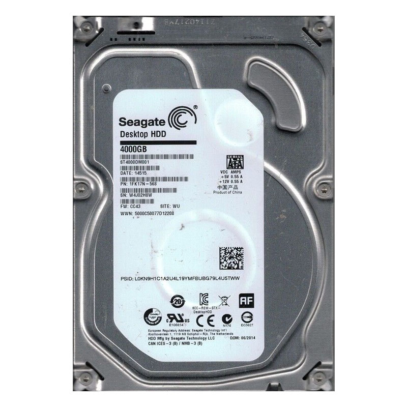 1FK17N-568 Seagate - 4TB SATA 3.5" Hard Drive