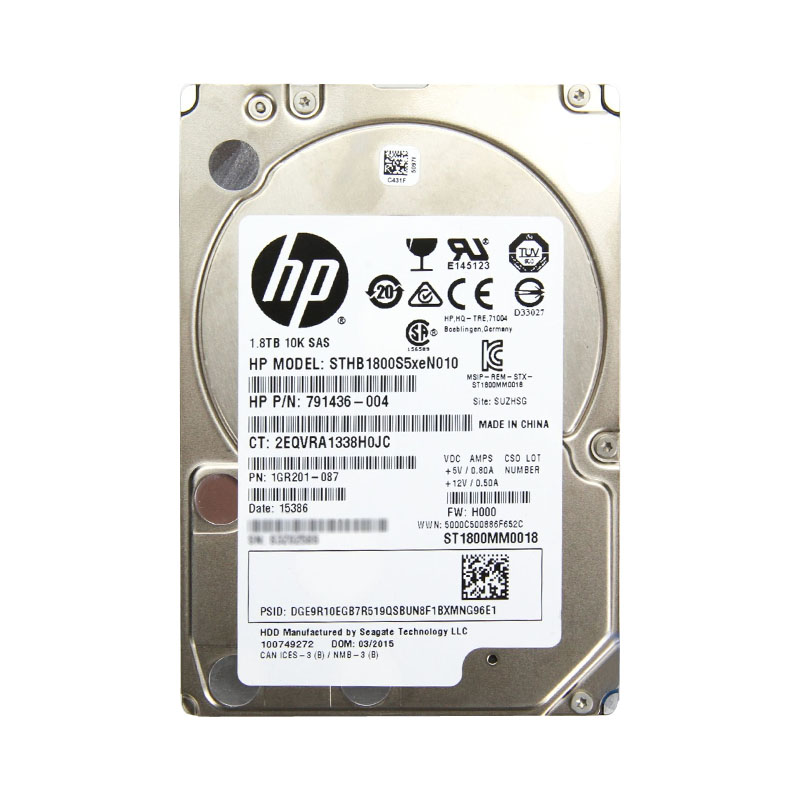 1GR201-087.jpg HP 1GR201-087 - 1.8TB 10K SAS 2.5" 128MB Cache Hard Drive - Image 1