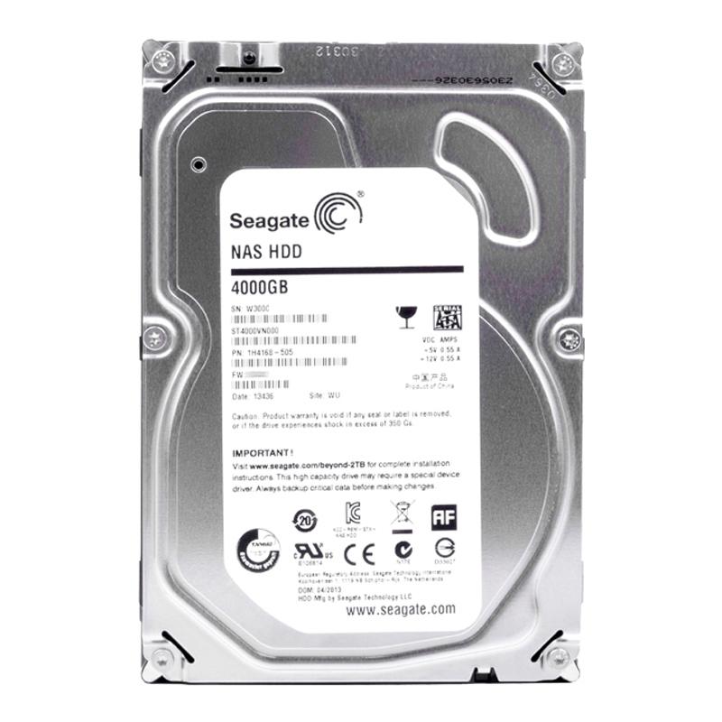 Seagate 1H4168-505 - 4TB 5.9K SATA 6.0Gbps 3.5" 64MB Cache Hard Drive