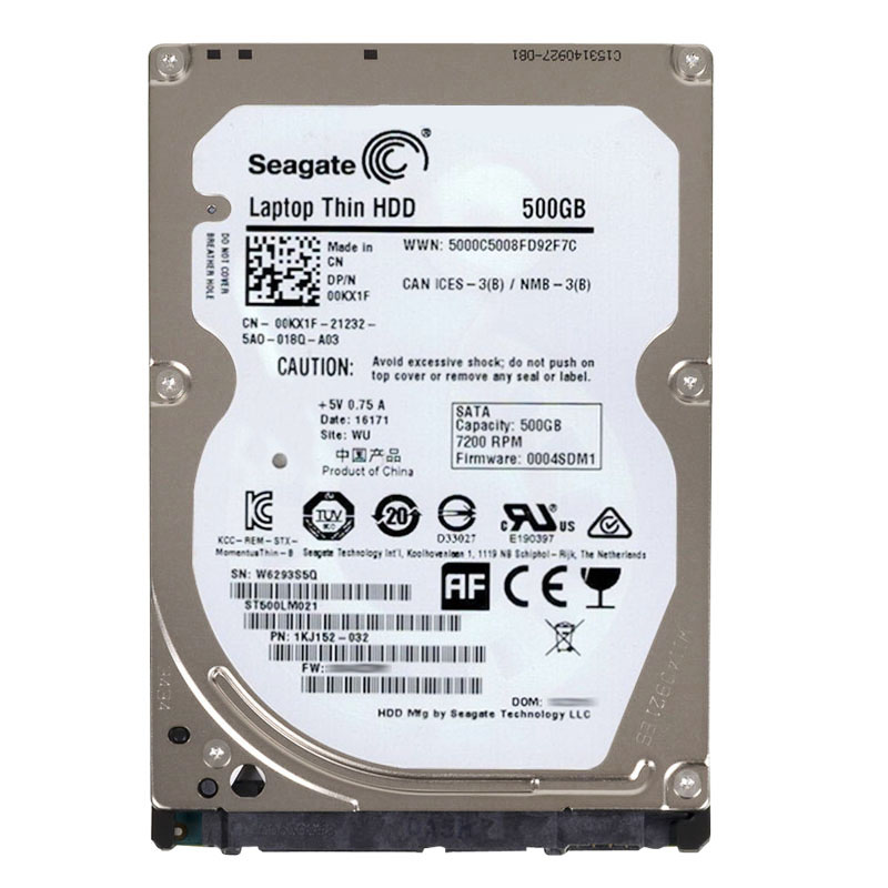 Seagate 1KJ152-032 - 500GB 7.2K SATA 6.0Gbps 2.5" 32MB Cache Hard Drive