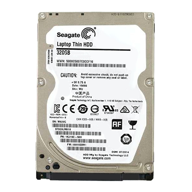 Seagate 1KJ15C-500 - 320GB 7.2K SATA 6.0Gbps 2.5" 32MB Cache Hard Drive
