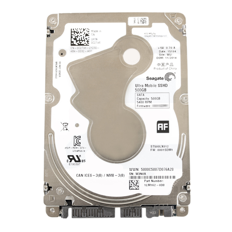 Seagate 1LM162-030 - 500GB 5.4K SATA 6.0Gbps 2.5" 16MB Cache Hard Drive