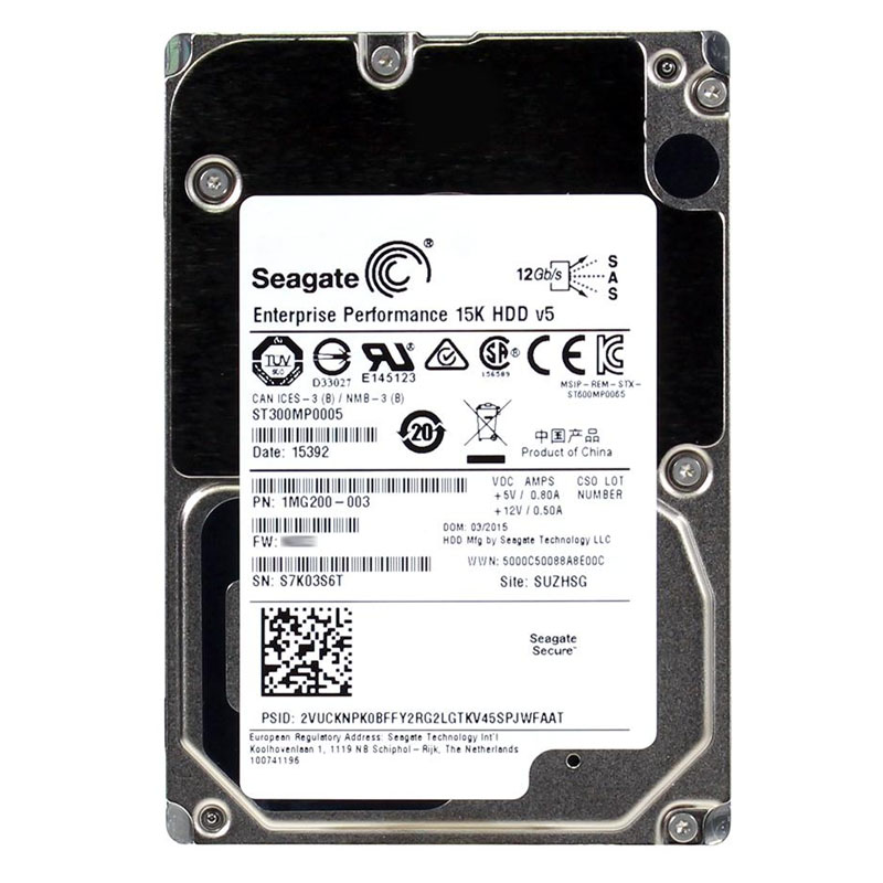 1MG200-003 Seagate - 300GB 15K SAS 2.5" Hard Drive