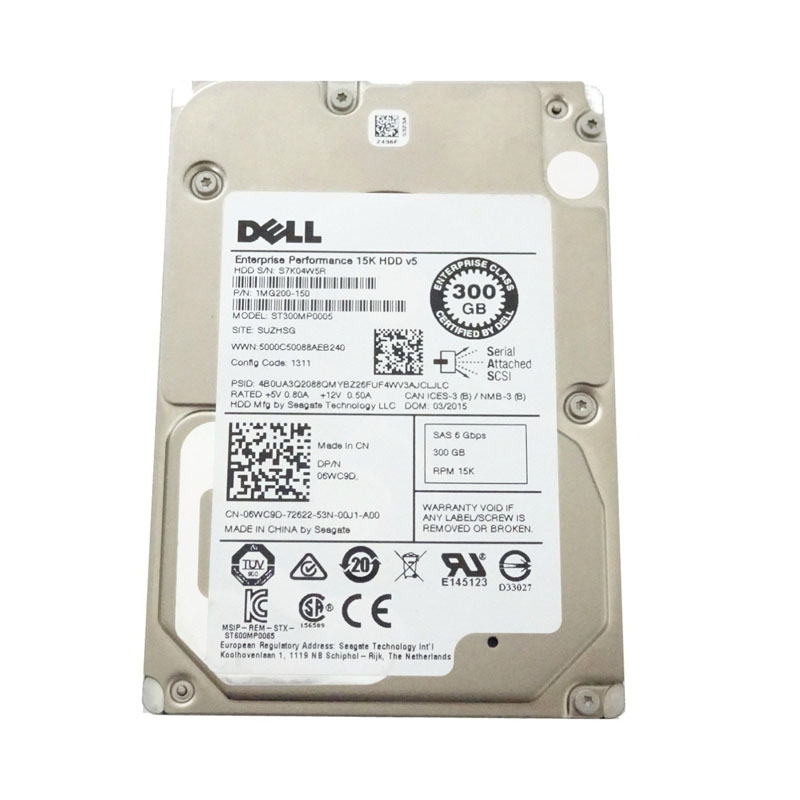 Dell 1MG200-150 - 300GB 15K SAS 2.5" Hard Drive