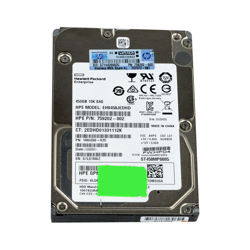 HP 1MH200-035 - 450GB 15K SAS 2.5" 128MB Hard Drive
