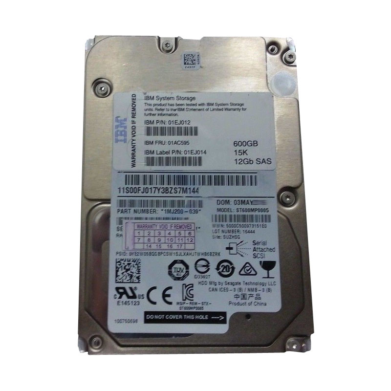 Seagate 1MJ200-039 - 600GB 15 SAS 2.5" Hard Drive