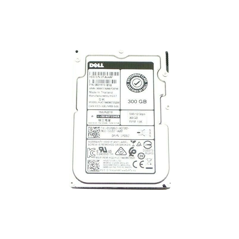 Dell 1P08J - 300GB 15K SAS 2.5" Hard Drive
