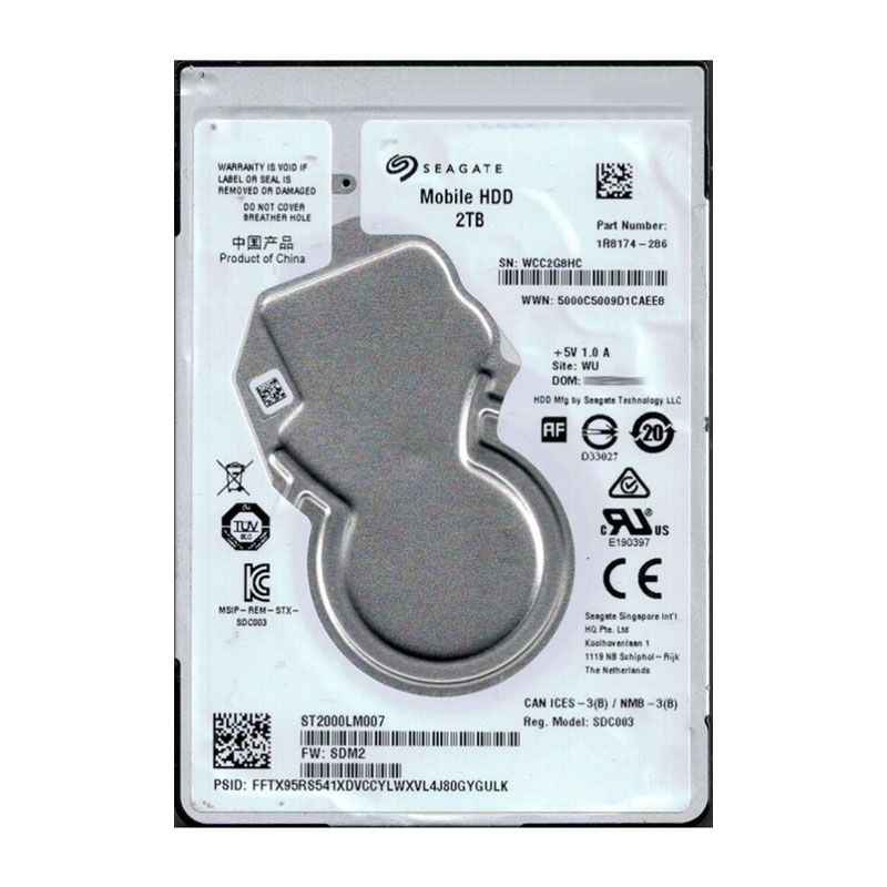 1R8174-286 Seagate - 2TB SATA 2.5" Hard Drive