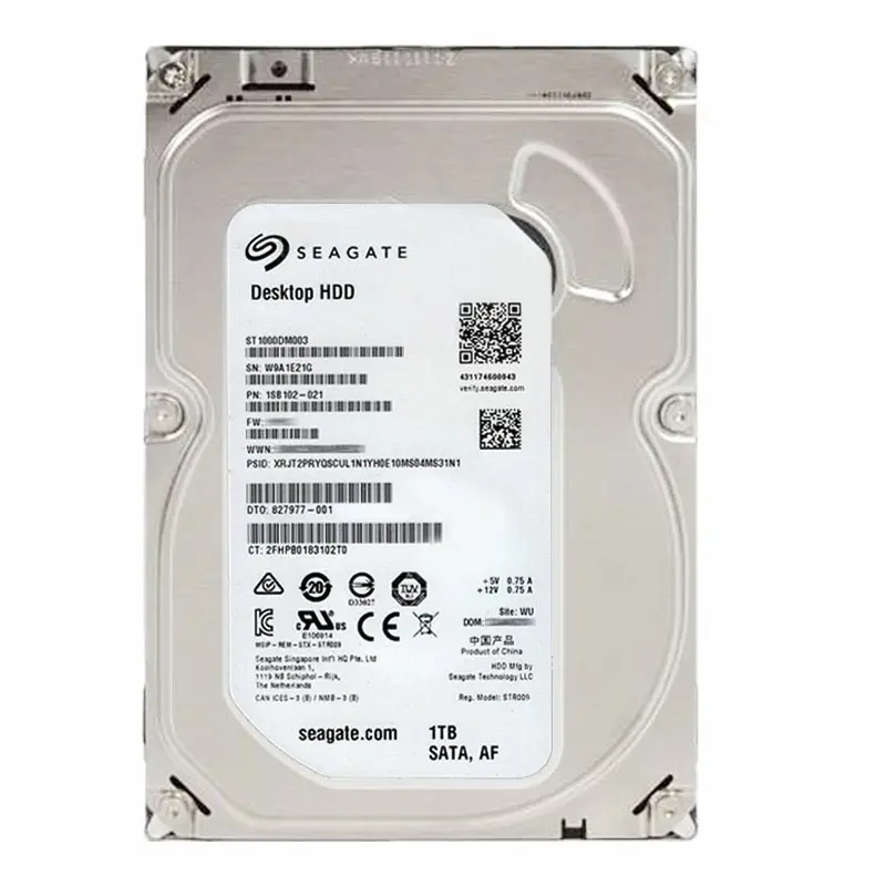 1SB102-021.jpg Seagate 1SB102-021 - 1TB 7.2K SATA 6.0Gbps 3.5" 64MB Cache Hard Drive - Image 1