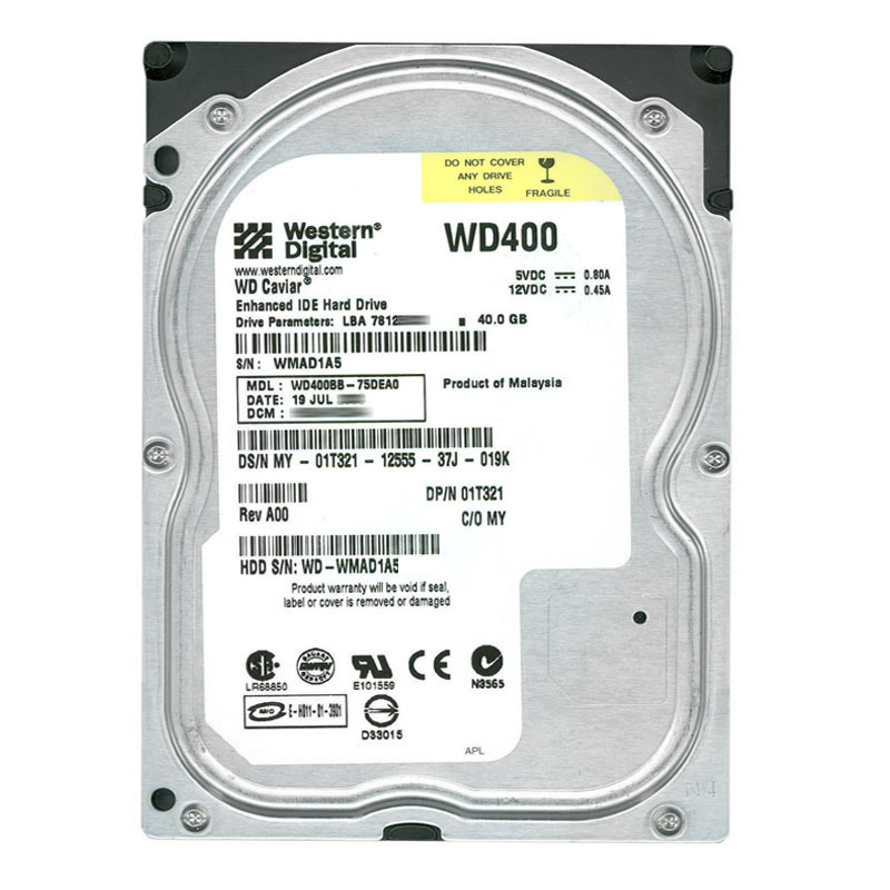 Dell 1T321 - 40GB 7.2K IDE 3.5" 2MB Cache Hard Drive