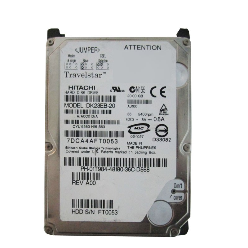 Dell 1T984 - 20GB 5400RPM 2.5Inch Hard Drive