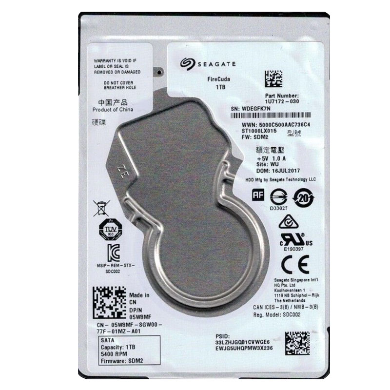 Seagate 1U7172-030 - 1TB 5.4K SATA Hard Drive