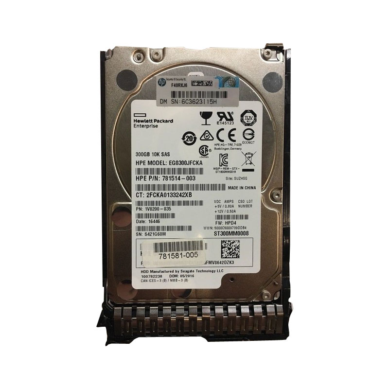 1V8200-035.jpg HP 1V8200-035 - 300GB 10K SAS 2.5" Hard Drive - Image 1