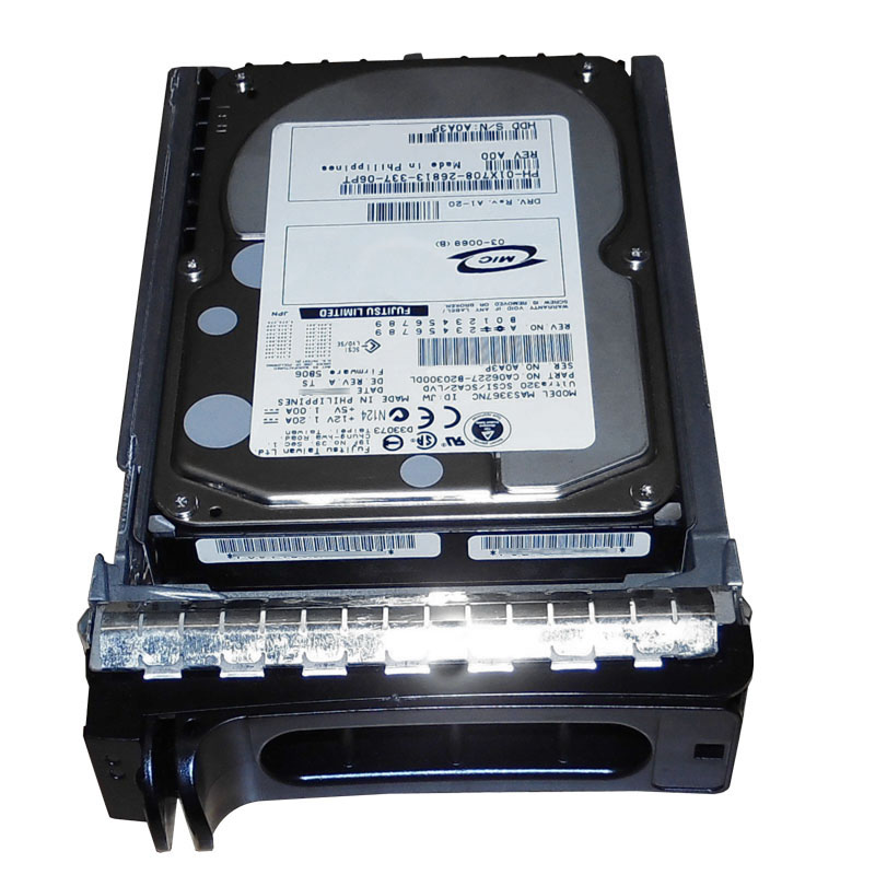 Dell 1X708 - 36GB 15K 80-PIN Ultra-320 SCSI 3.5" Hard Drive
