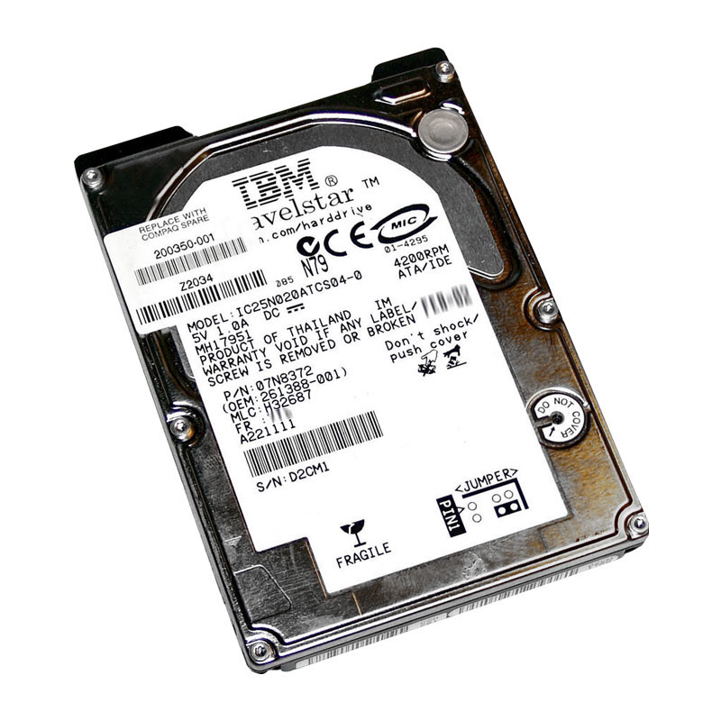 HP 200350-001 - 20GB 4.2K IDE 2.5" Hard Drive