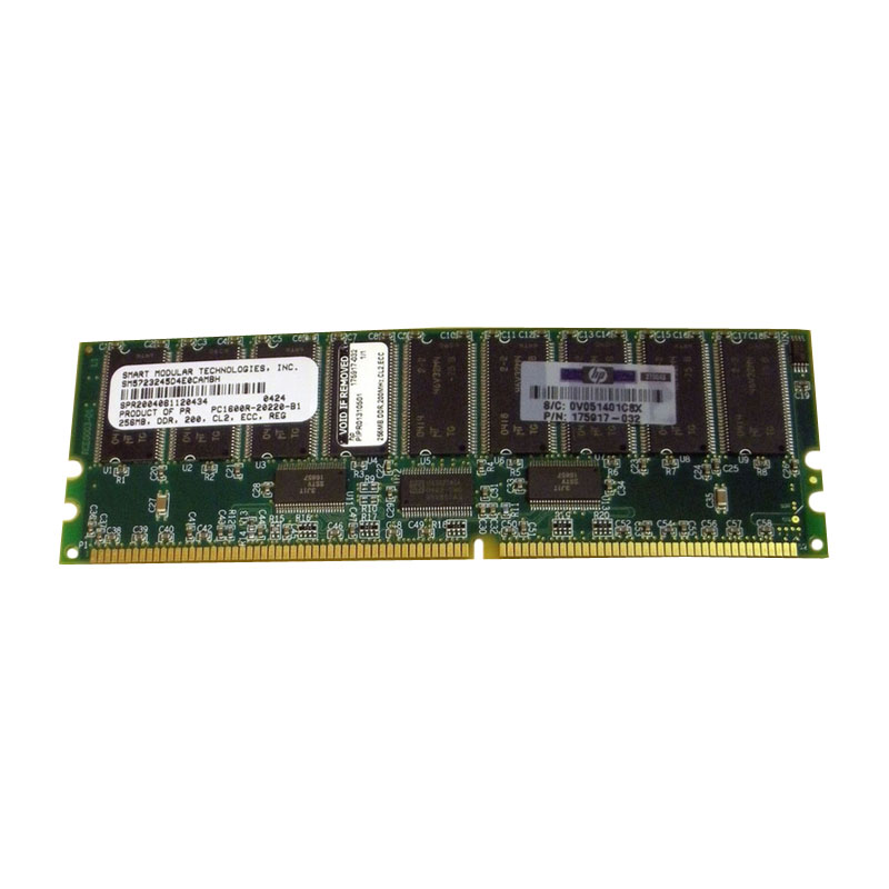 HP 202170-B21 - 512MB (2X256Mb) 200MHz PC-2100 184-Pins DDR ECC DIMM Memory