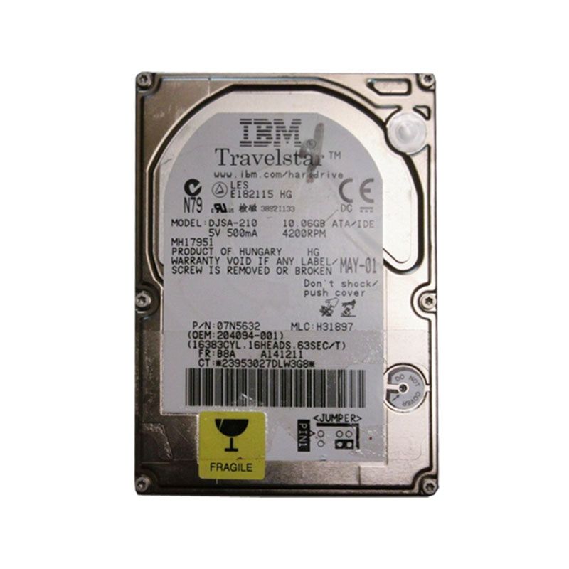 204094-001.jpg HP 204094-001 - 10GB 4.2K IDE 2.5" Hard Drive - Image 1