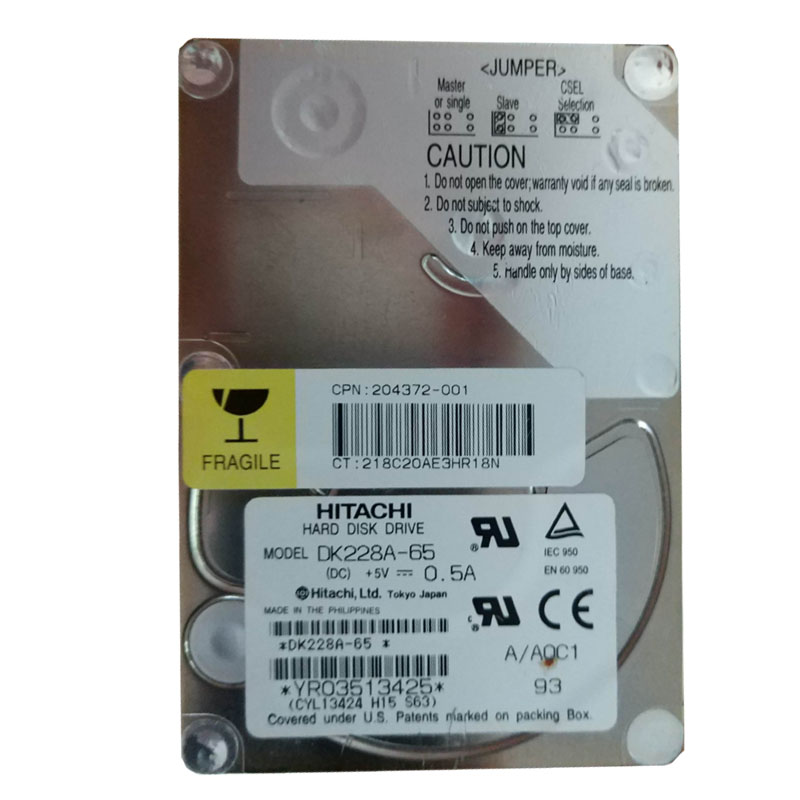HP 204372-001 - 6.5GB 2.5-Inch IDE Hard Drive