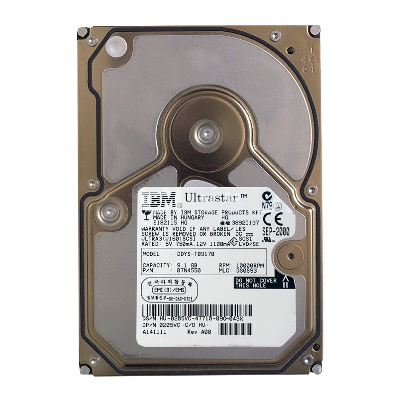 Dell 205VC - 9.1GB 10000RPM 80-Pins Ultra-3 Hard Drive