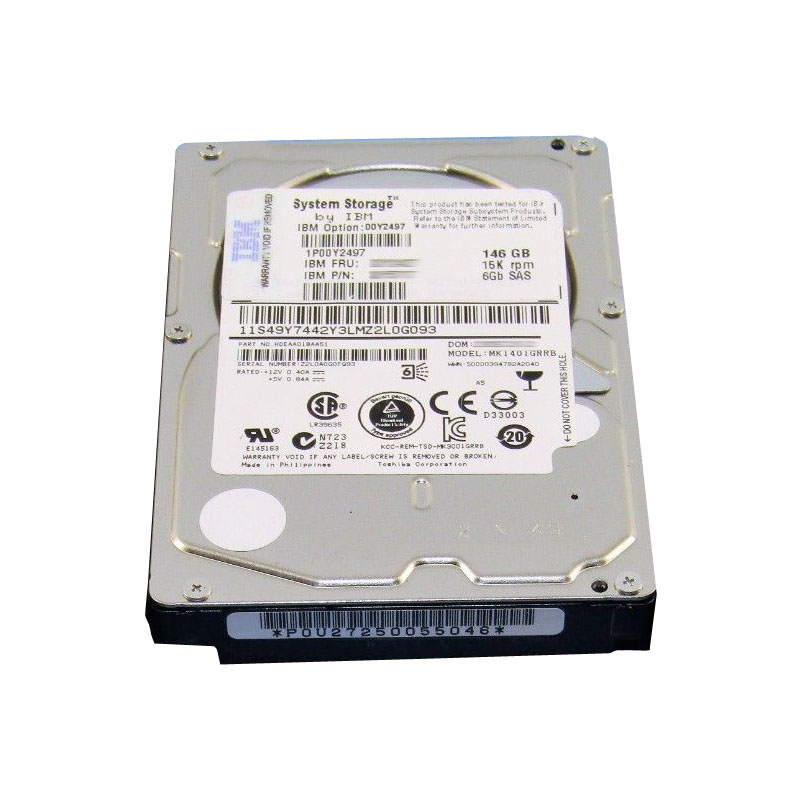 2072-ACLA IBM - 146GB 15K SAS 2.5" Hard Drive