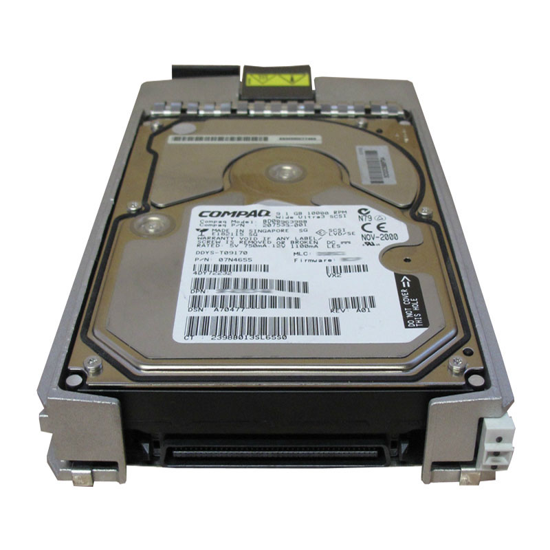 207533-001.jpg HP-Compaq 207533-001 - 9.1GB 10K Ultra3-SCSI 3.5" Hard Drive - Image 1