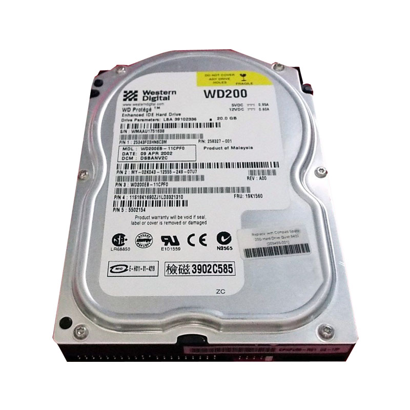 HP 209455-001 - 20GB 5400RPM ATA IDE Hard Drive