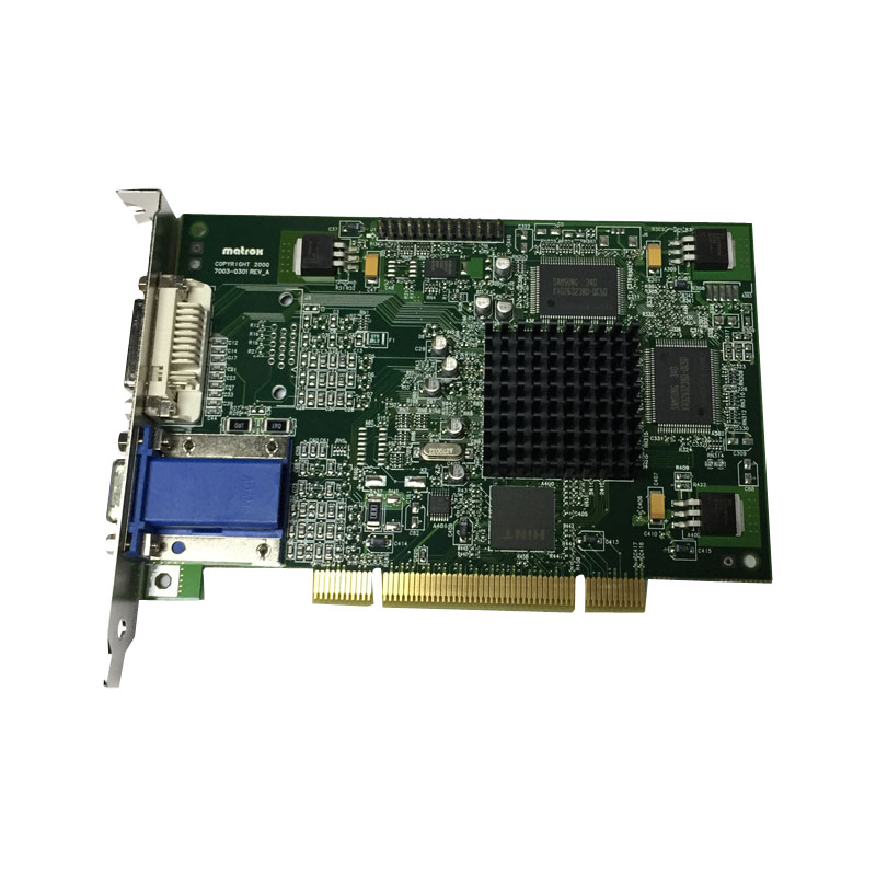 Matrox - Millennium G450 PCI 32MB VGA-DVI Video Card - G45FMDVP32DOE3D