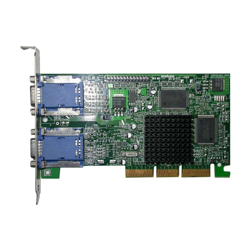 Matrox - G450 Dual Head Millineum AGP Graphics Card - G45MDHA32DCPQF