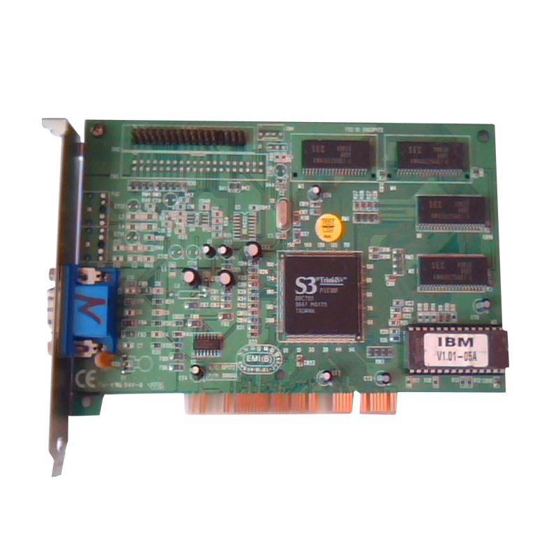 IBM - Trio64V 2MB PCI VGA Video Card - J11UG