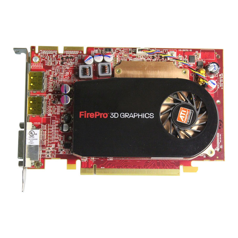 Dell - 256MB PCI-E DVI ATI FirePro V3750 Video Card - K730M