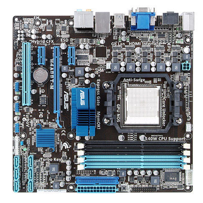 Asus - uATX Server Motherboard Only - M4A88T-M