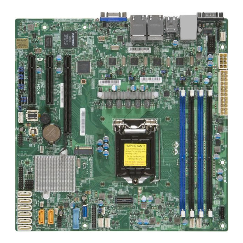 Supermicro - microATX Server Motherboard Only - MBD-X11SSH-LN4F