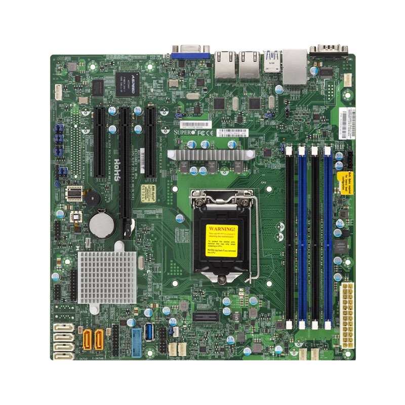 Supermicro - microATX Server Motherboard Only - MBD-X11SSL-F