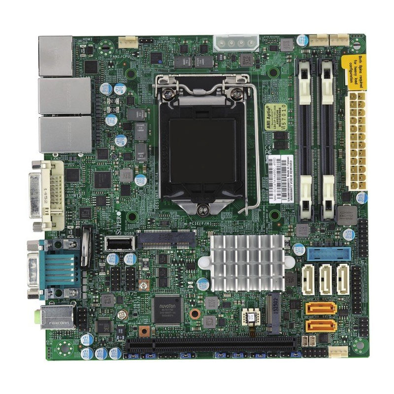 Supermicro - Mini-ITX Server Motherboard Only - MBD-X11SSV-Q