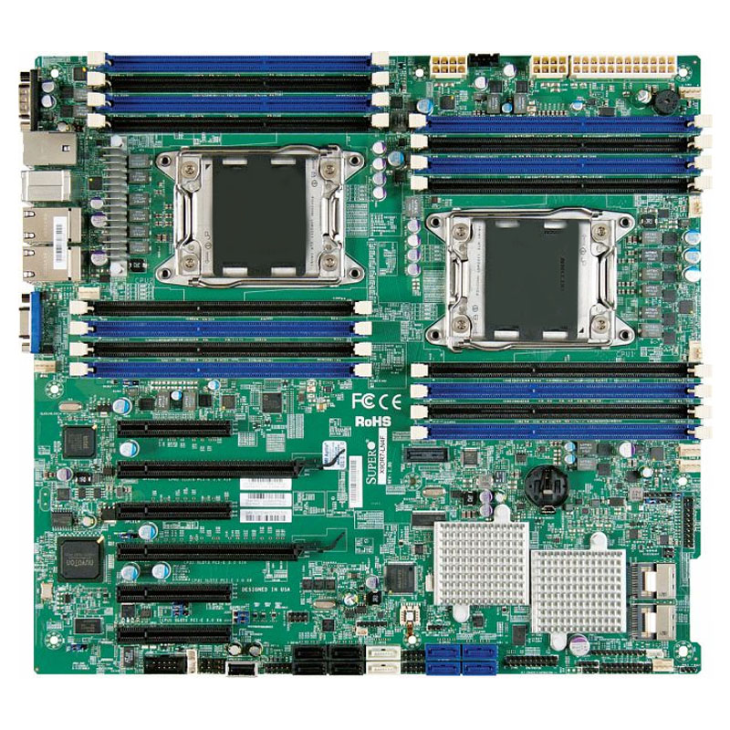 Supermicro - Extended ATX Server Motherboard Only - MBD-X9DR7-LN4F-O