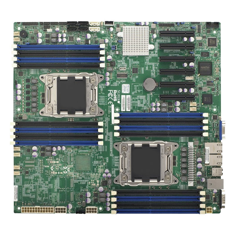 Supermicro - E-ATX Server Motherboard Only - MBD-X9DRD-EF-O