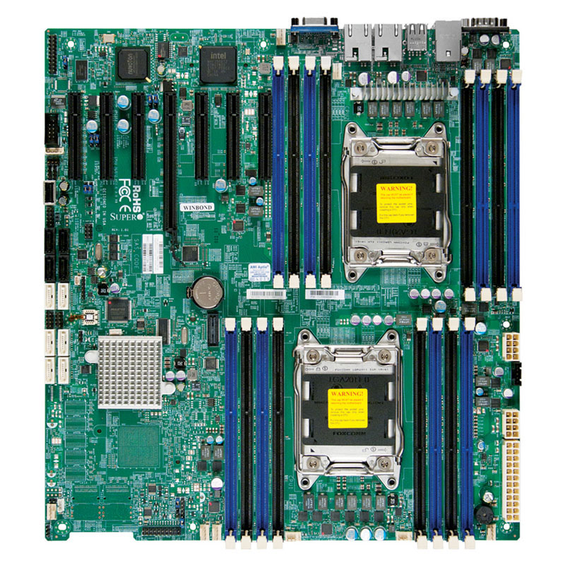 Supermicro - Extended ATX Server Motherboard Only - MBD-X9DRH-iF-O