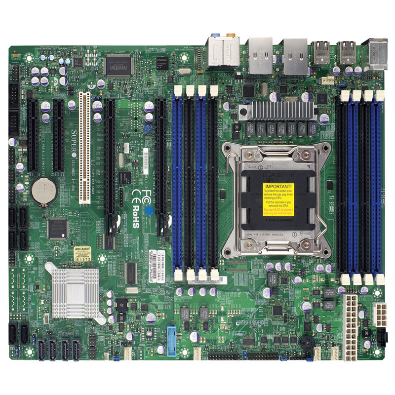 Supermicro - ATX Server Motherboard Only - MBD-X9SRA-B