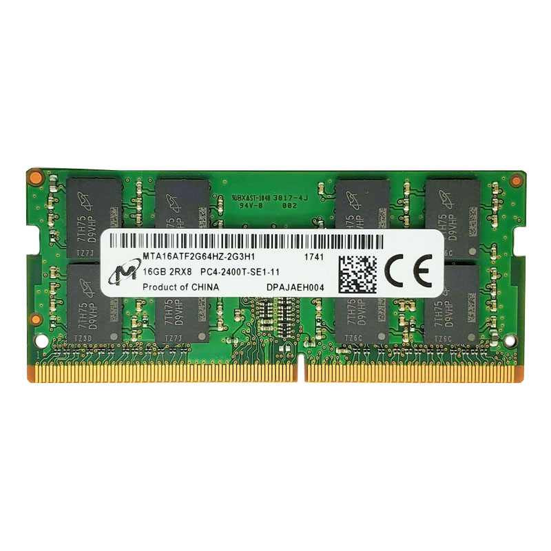 Micron Technology - 16GB DDR4 PC4-19200 Non-ECC Unbuffered 260-Pins Memory - MTA16ATF2G64HZ-2G3H1