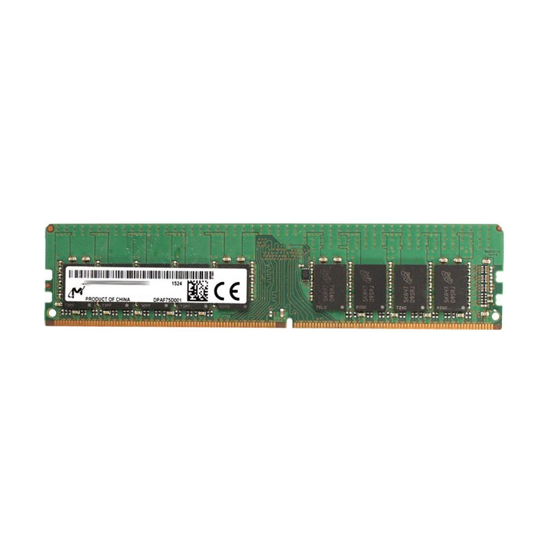 Micron Technology - 8GB? DDR4 PC4-17000 ECC Unbuffered 288-Pins Memory - MTA18ASF1G72AZ-2G1A1