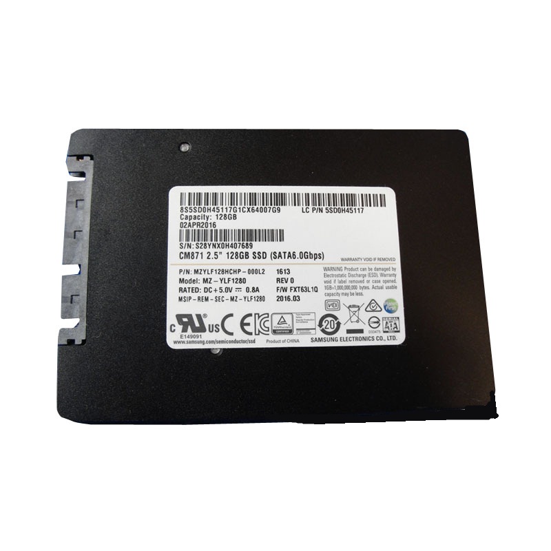 Samsung - 128GB SATA 2.5" SSD - MZ-YLF1280