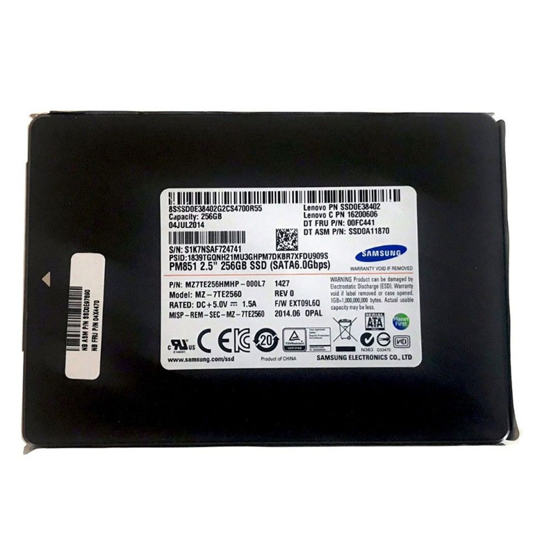MZ7TE256HMHP-000L7.jpg Samsung - 256GB SATA 2.5" SSD - MZ7TE256HMHP-000L7 - Image 1